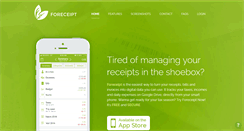 Desktop Screenshot of foreceipt.com